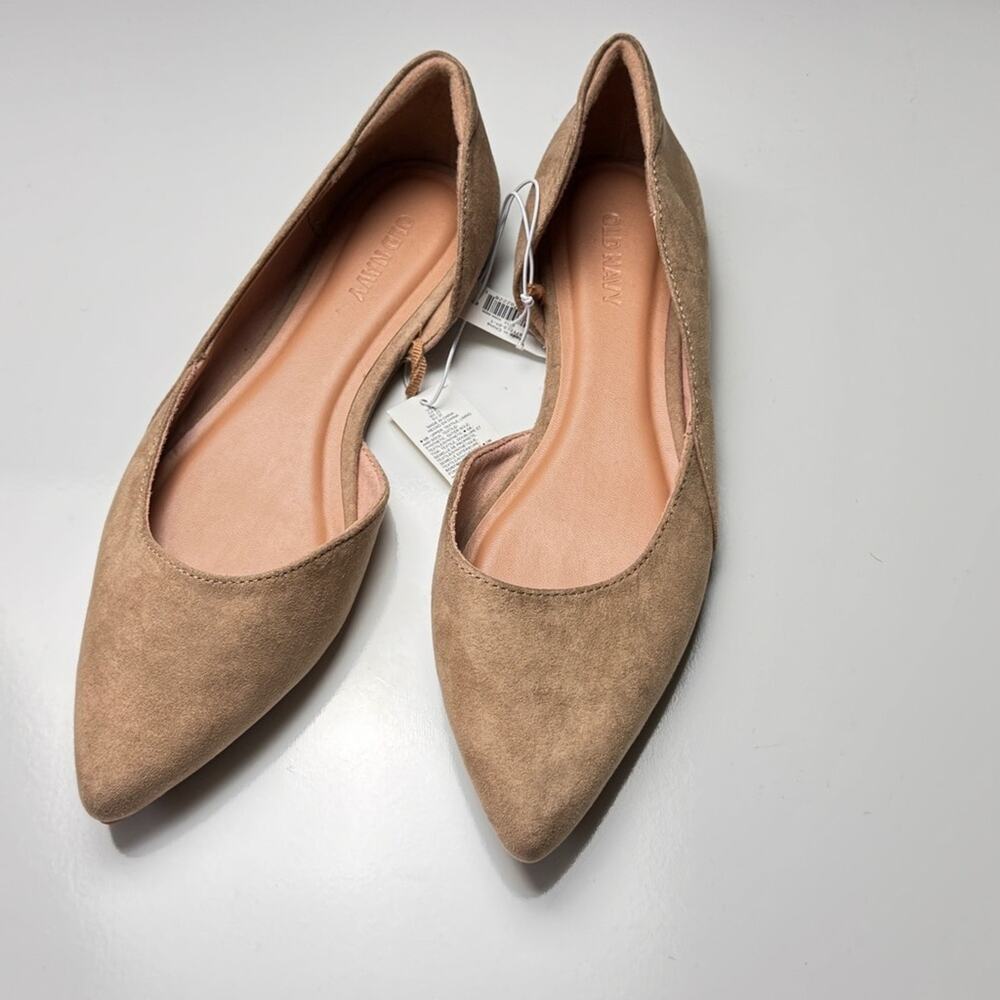 Old Navy Pointed Toe Low Heel D'Orsay Flats Sz 6